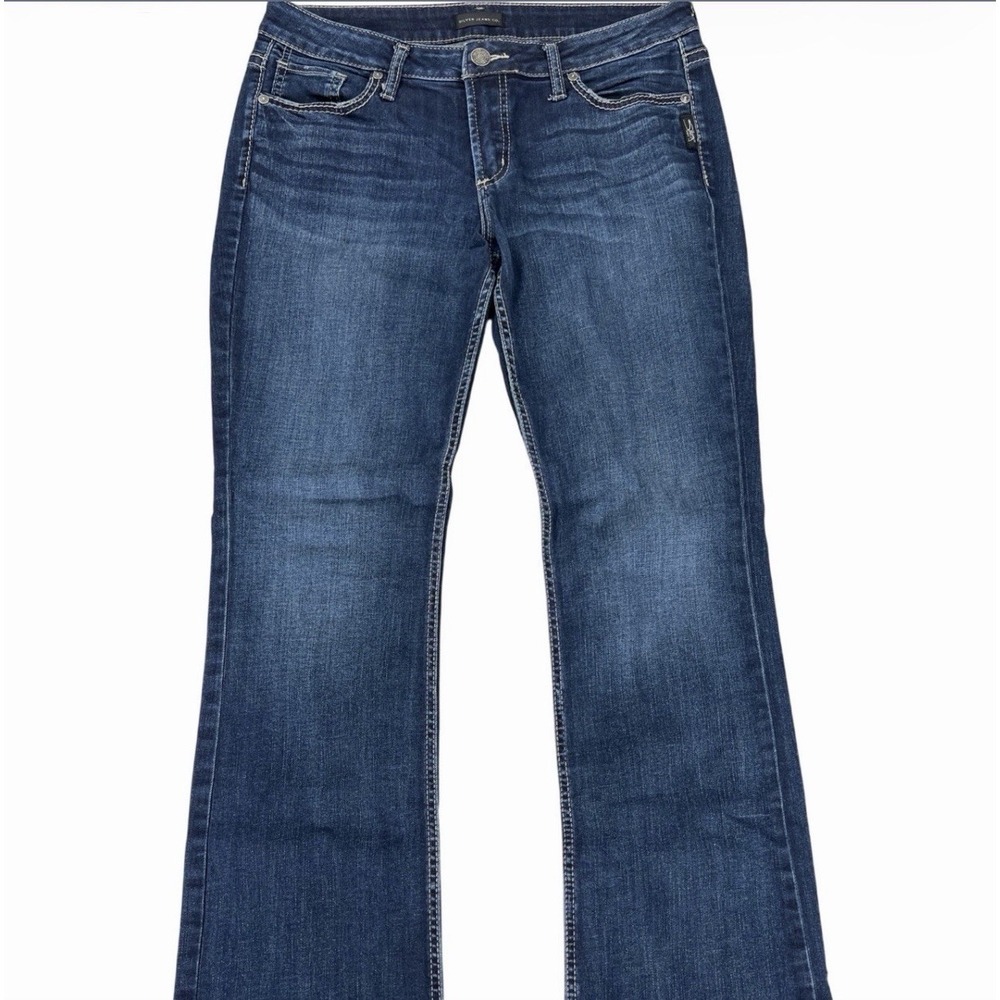 Silver Women's Dark Wash Suki Slim Boot Denim Jeans - 28x33